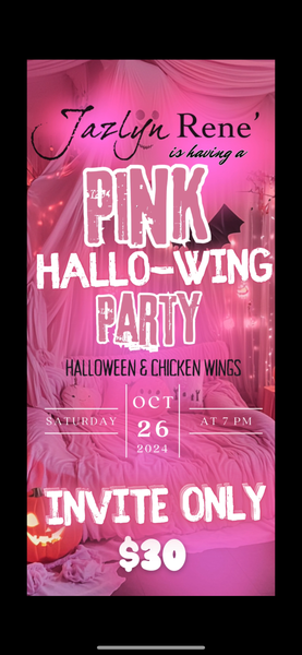 Pink Hallo-Wing Party